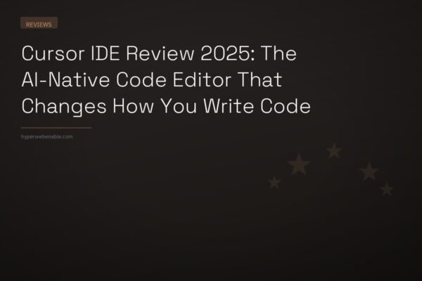Cursor IDE Review 2025: The AI-Native Code Editor That Changes How You Write Code