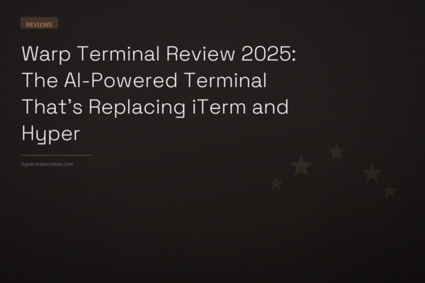Warp Terminal Review 2025: The AI-Powered Terminal That’s Replacing iTerm and Hyper